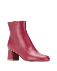 RED Valentino Round Toe Ankle Boots