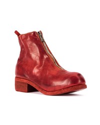 Guidi Zip Front Ankle Boots