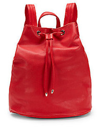 Deux Lux Cruz Perforated Faux Leather Backpack, $130