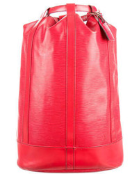 Louis Vuitton Epi Randonnee Backpack Gm, $495