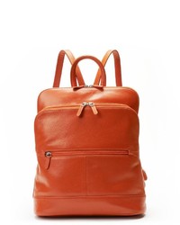 Ili Adjustable Strap Leather Backpack