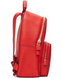 Anya Hindmarch Red Mini Eyes Right Backpack