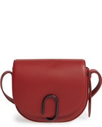 3.1 Phillip Lim Alix Leather Saddle Bag Red