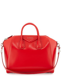 Givenchy Antigona Medium Satchel Bag Medium Red