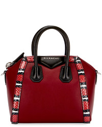 Givenchy Antigona Mini Snake Trim Satchel Bag