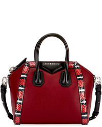 Givenchy Antigona Mini Snake Trim Satchel Bag