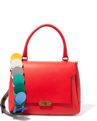 Anya Hindmarch Bathurst Small Leather Shoulder Bag Red