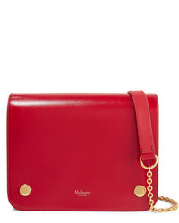Mulberry Clifton Leather Shoulder Bag Red