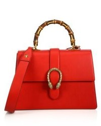 Gucci Dionysus Leather Top Handle Bag