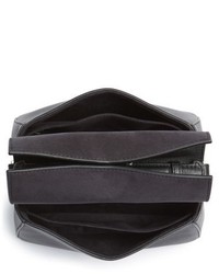 Fendi Double Micro Monster Leather Baguette Black