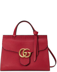 Gucci Gg Marmont Small Top Handle Satchel Bag