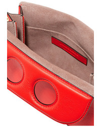 J.W.Anderson Jw Anderson Pierce Mini Leather Shoulder Bag Red
