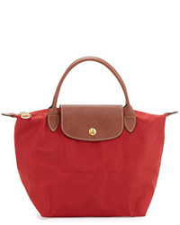 Longchamp Le Pliage Small Handbag Deep Red