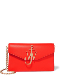 J.W.Anderson Leather Shoulder Bag Red
