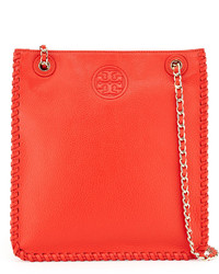 Tory Burch Marion North South Shoulder Bag Red