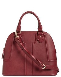 Sole Society Marlow Structured Dome Satchel Red