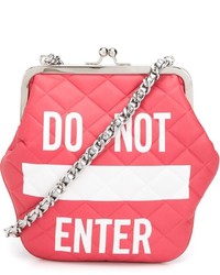 Moschino Do Not Enter Shoulder Bag