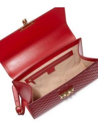 Gucci Padlock Medium Gg Leather Top Handle Bag