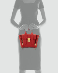 3.1 Phillip Lim Pashli Mini Leather Satchel Bag Red