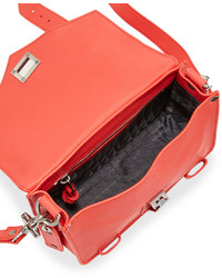 Proenza Schouler Ps1 Mini Leather Shoulder Bag Medium Red