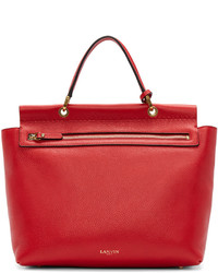 Lanvin Red Essential Flap Bag