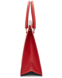 Maison Margiela Red Leather Duffle Bag
