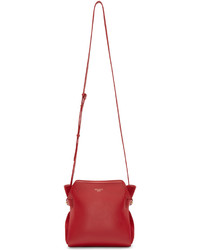 Nina Ricci Red Leather Mini Marche Bag