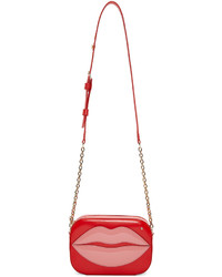 Charlotte Olympia Red Patent Leather Pouty Bag