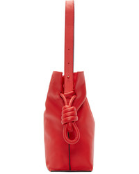 Loewe Red Small Flaco Knot Bag