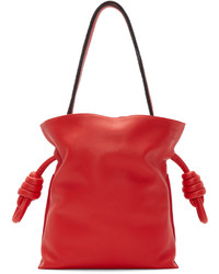 Loewe Red Small Flaco Knot Bag