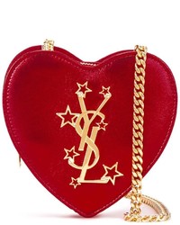 Saint Laurent Mini Love Heart Chain Bag