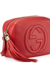 Gucci Soho Small Shoulder Bag Red
