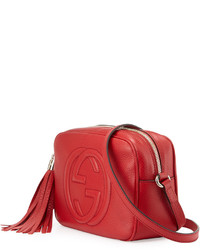 Gucci Soho Small Shoulder Bag Red
