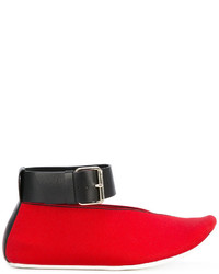 MSGM Buckle Strap Ballerina Shoes