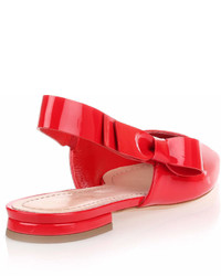 Christian Dior Dior Red Patent Leather Ballerina