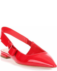 Christian Dior Dior Red Patent Leather Ballerina