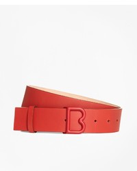 Brooks Brothers 1 12 Leather B Buckle Belt