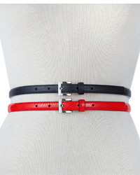 Style&co. 2 For 1 Plus Size Skinny Lizard Belt