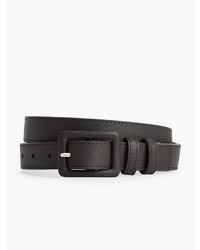 Talbots Covered Buckle Leather Belt
