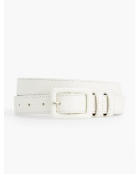 Talbots Covered Buckle Leather Belt
