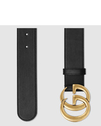Gucci Crocodile Belt With Double G Buckle
