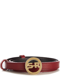 Sonia Rykiel Logo Leather Belt