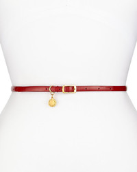 Stella McCartney Patent Faux Leather Belt Red