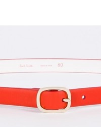 Paul Smith Red Leather Belt