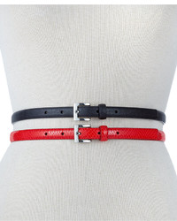 Style&co. Style Co 2 For 1 Skinny Lizard Belts Only At Macys