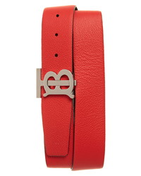 Burberry Tb Monogram Reversible Leather Belt