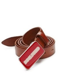 DSQUARED2 Textured Leather Belt