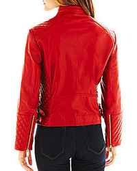 jcpenney Excelled Leather Motorcycle Jacket