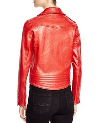 Rag & Bone Jean Chrystie Leather Moto Jacket