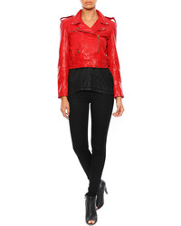 Singer22 Pam And Gela Cropped Leather Jacket